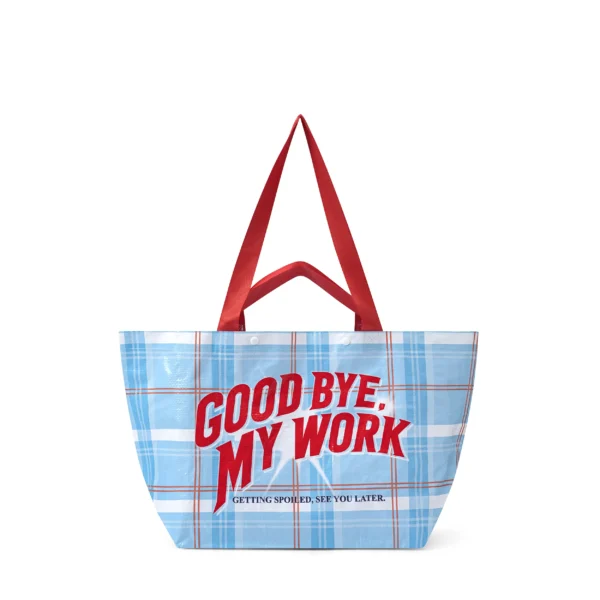 Goodbye My Work Tote Bag
